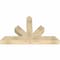 Ekena Millwork Saratoga Rough Sawn Timber Gable Bracket, Douglas Fir, 60"W x 38"H x 6"D x 6"F, 15/12 Pitch GBW060X38X0606SAR00RDF - alternate 3